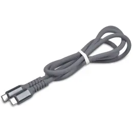 Altitude Mable Fast Charge Type-C to Type-C Charging Cable in Pouch Grey Cable
